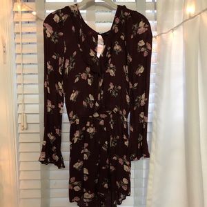 American Eagle Floral Romper